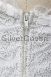 Råhvid corsage top